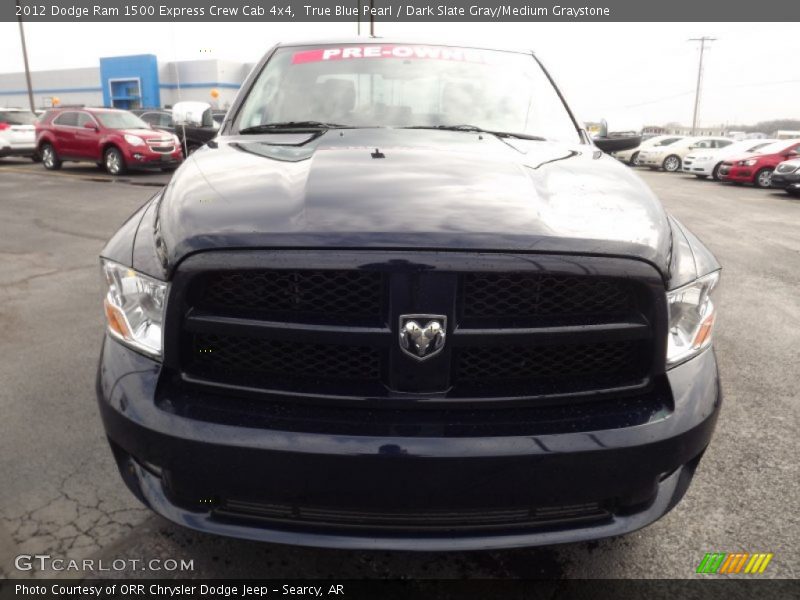 True Blue Pearl / Dark Slate Gray/Medium Graystone 2012 Dodge Ram 1500 Express Crew Cab 4x4