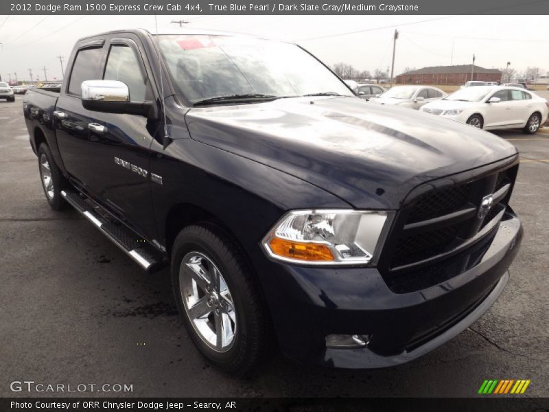 True Blue Pearl / Dark Slate Gray/Medium Graystone 2012 Dodge Ram 1500 Express Crew Cab 4x4