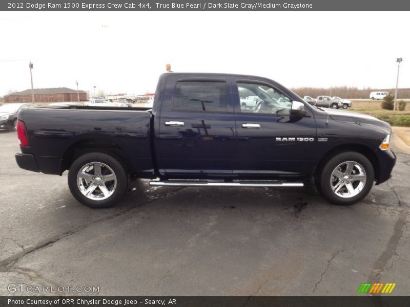 True Blue Pearl / Dark Slate Gray/Medium Graystone 2012 Dodge Ram 1500 Express Crew Cab 4x4