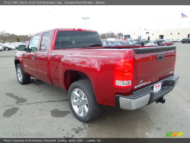 Sonoma Red Metallic / Ebony 2013 GMC Sierra 1500 SLE Extended Cab