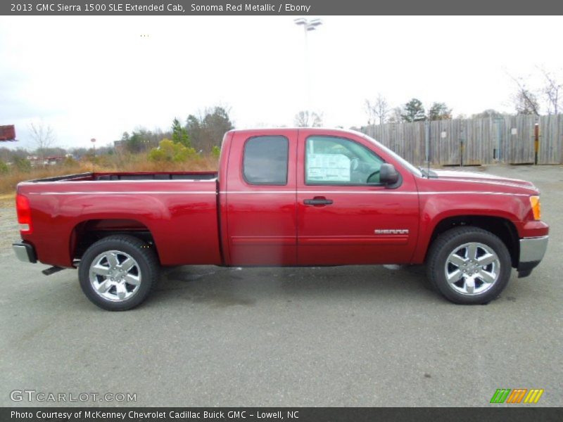 Sonoma Red Metallic / Ebony 2013 GMC Sierra 1500 SLE Extended Cab