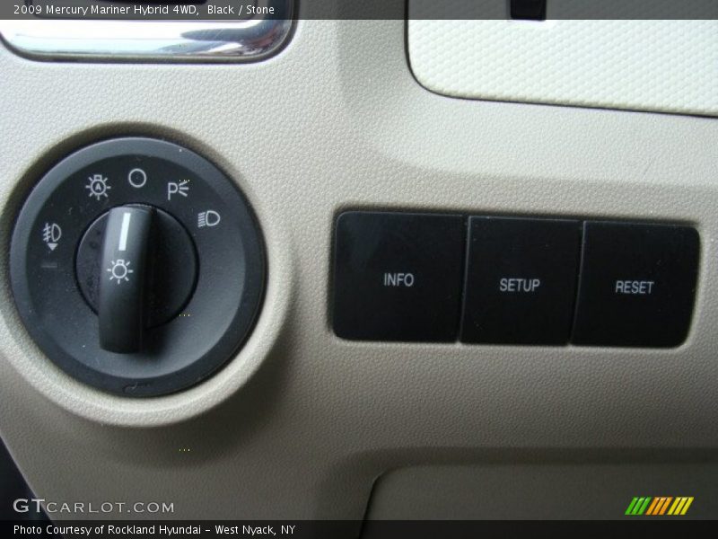 Black / Stone 2009 Mercury Mariner Hybrid 4WD