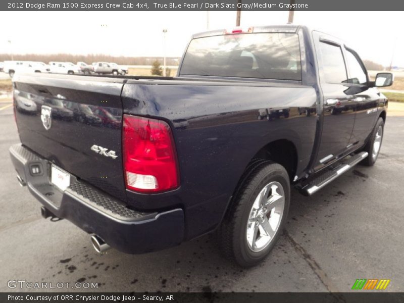 True Blue Pearl / Dark Slate Gray/Medium Graystone 2012 Dodge Ram 1500 Express Crew Cab 4x4