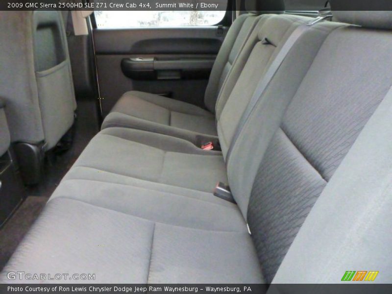 Summit White / Ebony 2009 GMC Sierra 2500HD SLE Z71 Crew Cab 4x4