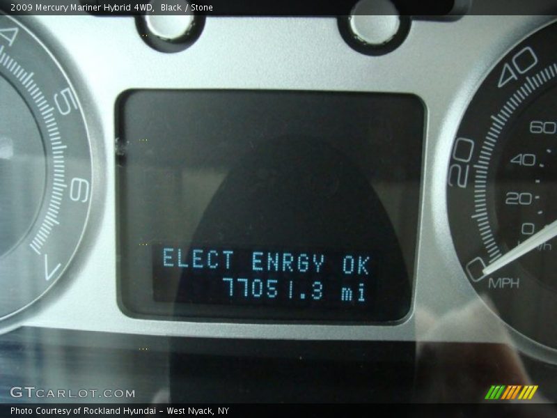 Black / Stone 2009 Mercury Mariner Hybrid 4WD