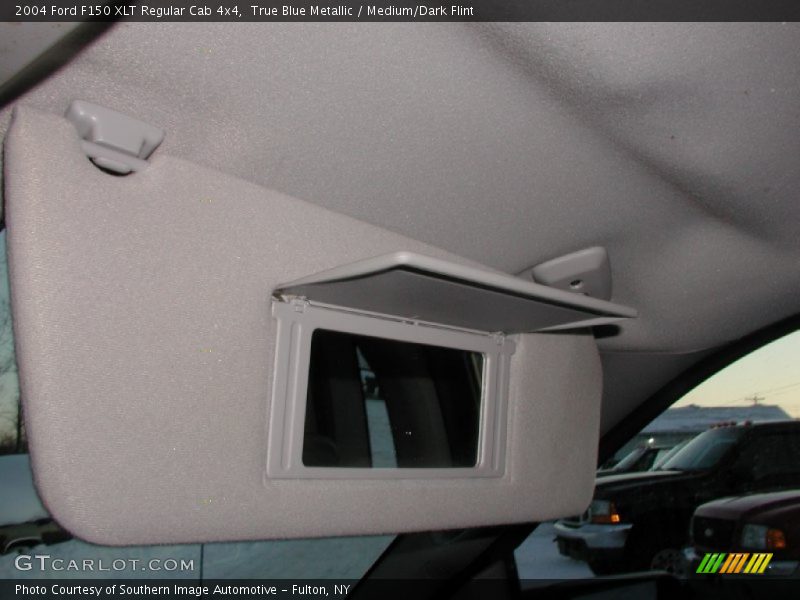 True Blue Metallic / Medium/Dark Flint 2004 Ford F150 XLT Regular Cab 4x4
