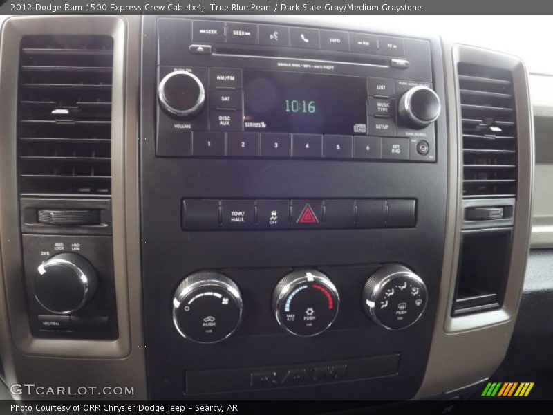 True Blue Pearl / Dark Slate Gray/Medium Graystone 2012 Dodge Ram 1500 Express Crew Cab 4x4