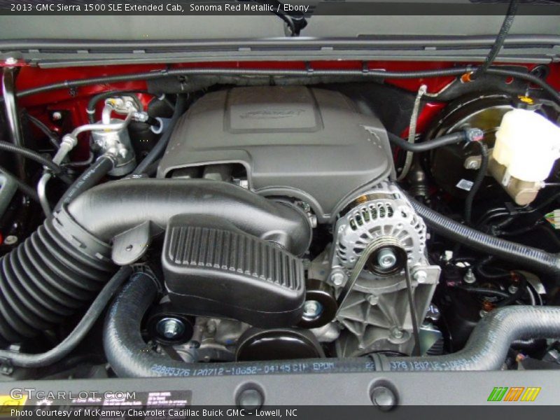 Sonoma Red Metallic / Ebony 2013 GMC Sierra 1500 SLE Extended Cab