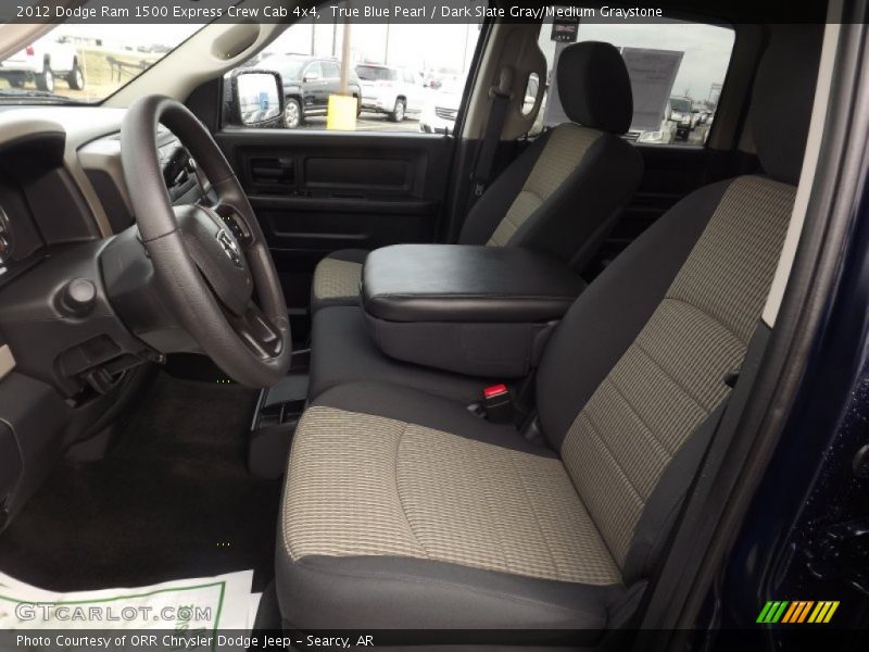 True Blue Pearl / Dark Slate Gray/Medium Graystone 2012 Dodge Ram 1500 Express Crew Cab 4x4