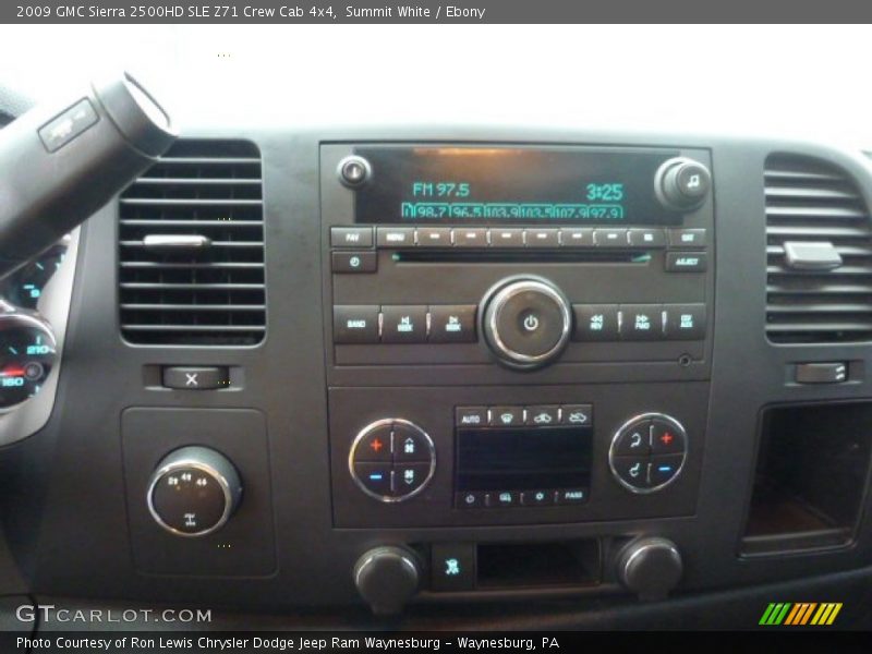 Summit White / Ebony 2009 GMC Sierra 2500HD SLE Z71 Crew Cab 4x4