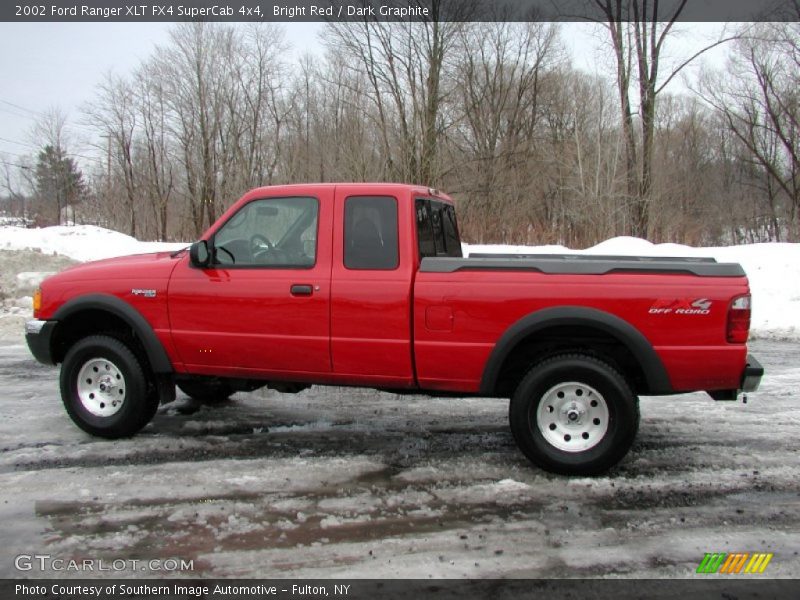 Bright Red / Dark Graphite 2002 Ford Ranger XLT FX4 SuperCab 4x4