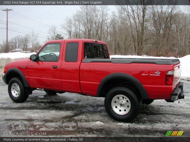 Bright Red / Dark Graphite 2002 Ford Ranger XLT FX4 SuperCab 4x4