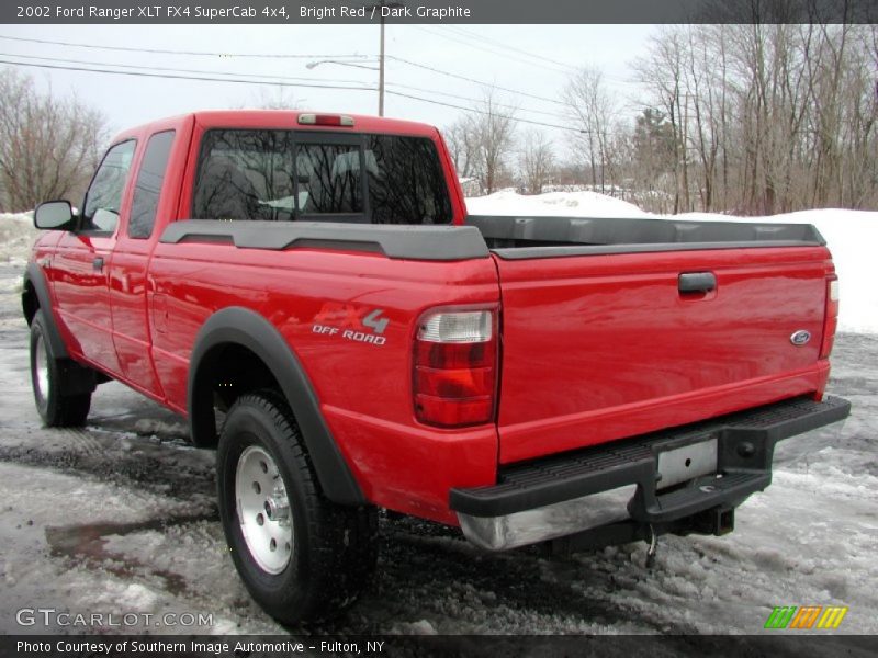 Bright Red / Dark Graphite 2002 Ford Ranger XLT FX4 SuperCab 4x4