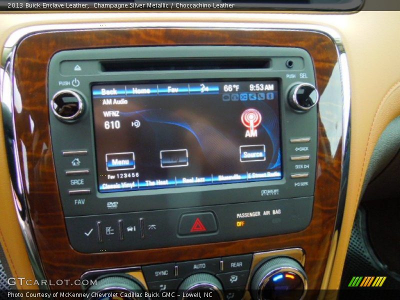 Controls of 2013 Enclave Leather
