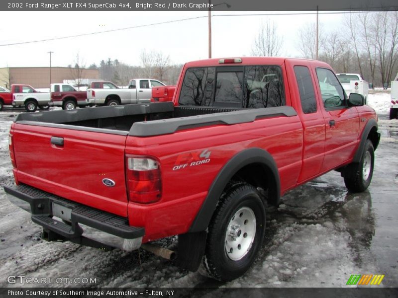 Bright Red / Dark Graphite 2002 Ford Ranger XLT FX4 SuperCab 4x4