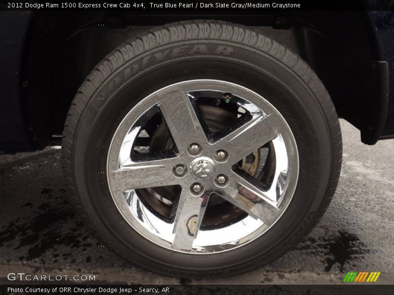True Blue Pearl / Dark Slate Gray/Medium Graystone 2012 Dodge Ram 1500 Express Crew Cab 4x4
