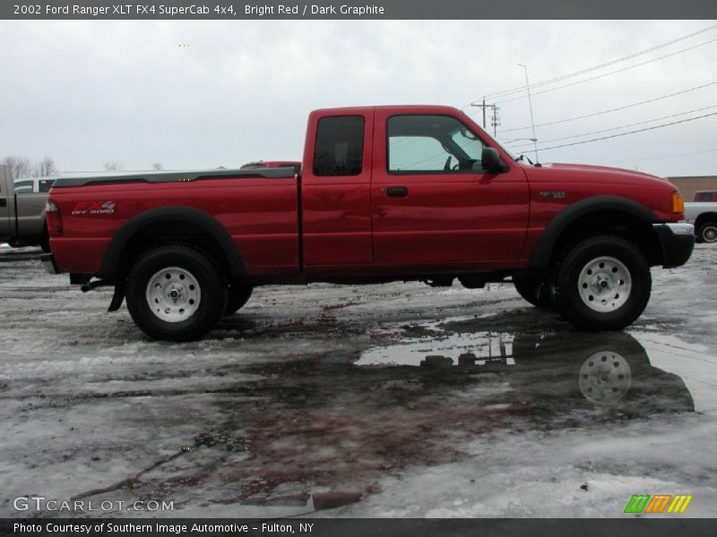 Bright Red / Dark Graphite 2002 Ford Ranger XLT FX4 SuperCab 4x4