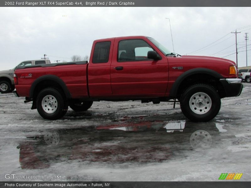 Bright Red / Dark Graphite 2002 Ford Ranger XLT FX4 SuperCab 4x4