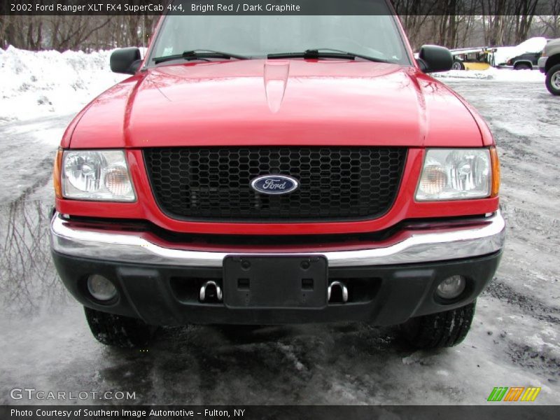 Bright Red / Dark Graphite 2002 Ford Ranger XLT FX4 SuperCab 4x4