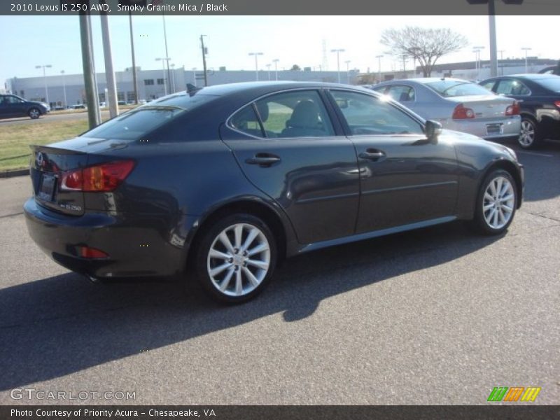 Smoky Granite Mica / Black 2010 Lexus IS 250 AWD