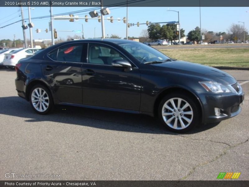 Smoky Granite Mica / Black 2010 Lexus IS 250 AWD