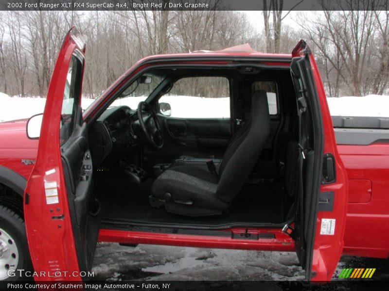 Bright Red / Dark Graphite 2002 Ford Ranger XLT FX4 SuperCab 4x4