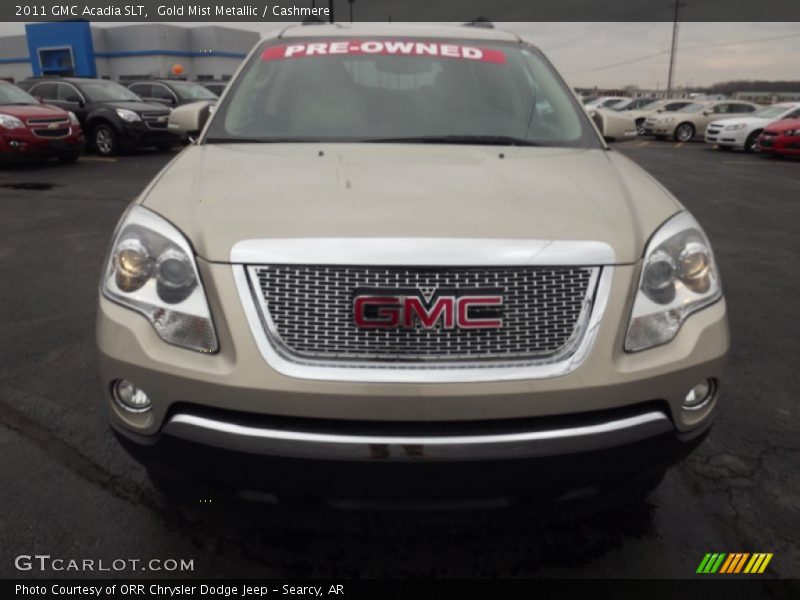 Gold Mist Metallic / Cashmere 2011 GMC Acadia SLT