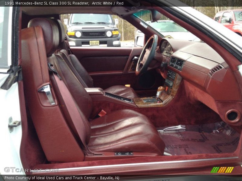  1991 SL Class 300 SL Roadster Red Interior