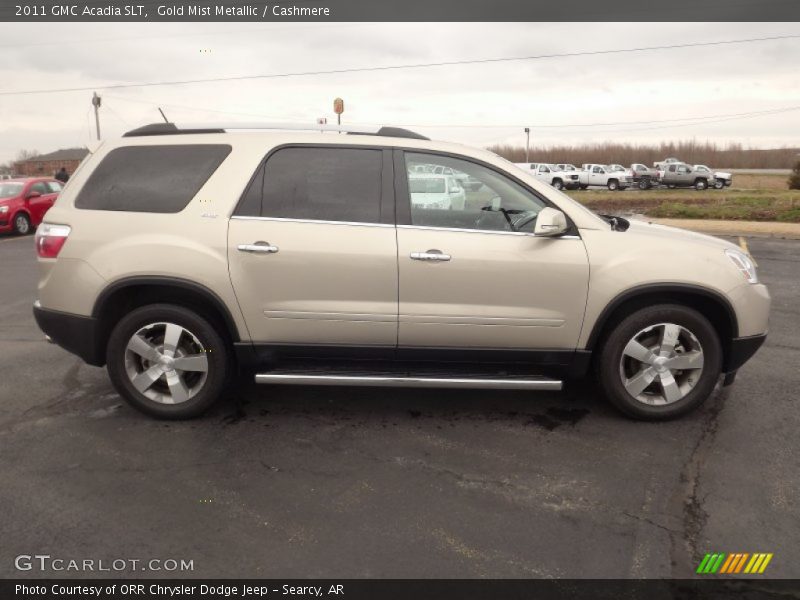 Gold Mist Metallic / Cashmere 2011 GMC Acadia SLT