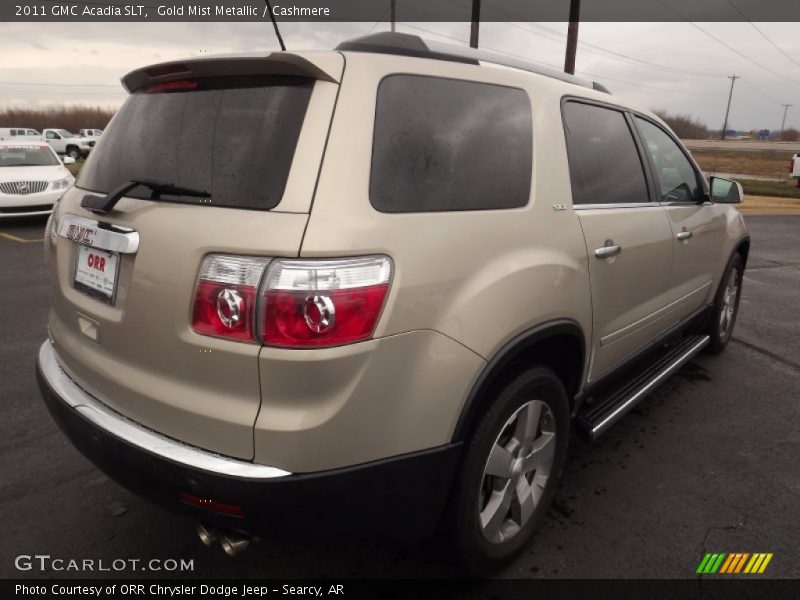 Gold Mist Metallic / Cashmere 2011 GMC Acadia SLT