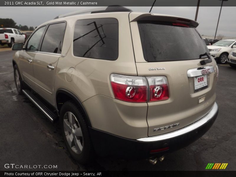 Gold Mist Metallic / Cashmere 2011 GMC Acadia SLT