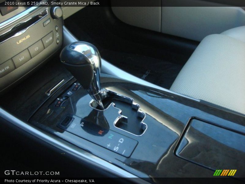 Smoky Granite Mica / Black 2010 Lexus IS 250 AWD