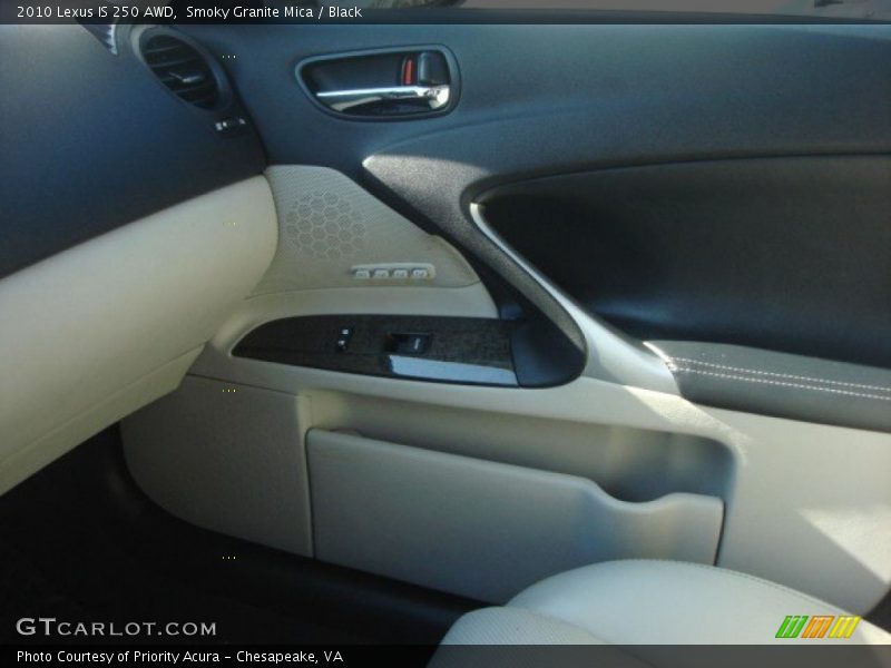 Smoky Granite Mica / Black 2010 Lexus IS 250 AWD