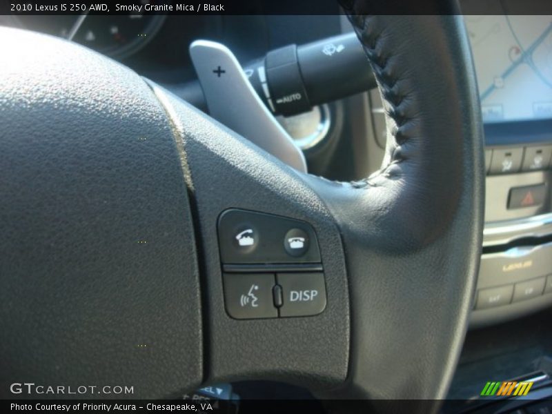 Smoky Granite Mica / Black 2010 Lexus IS 250 AWD