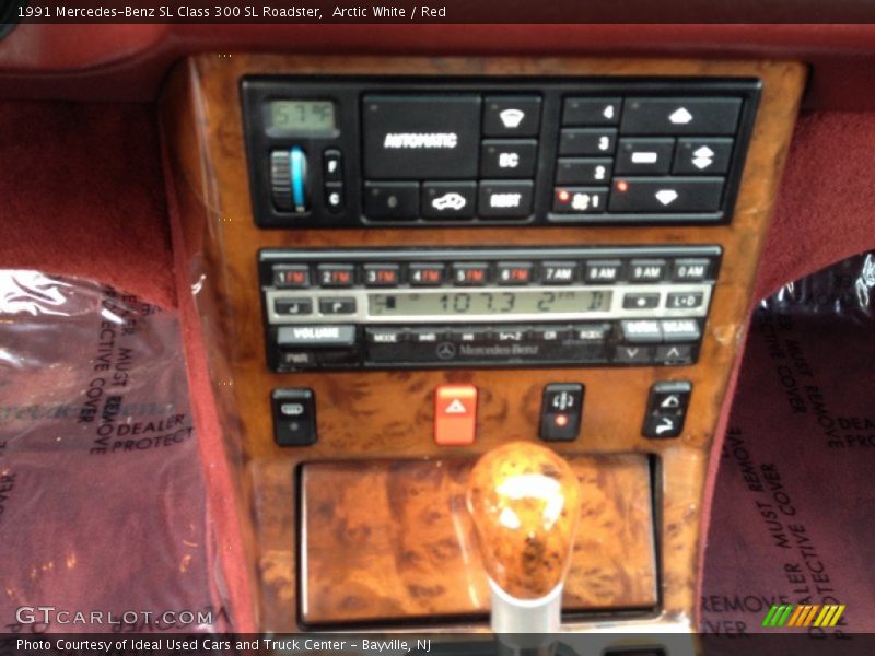 Arctic White / Red 1991 Mercedes-Benz SL Class 300 SL Roadster