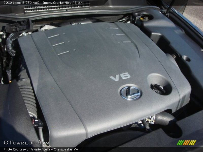 Smoky Granite Mica / Black 2010 Lexus IS 250 AWD