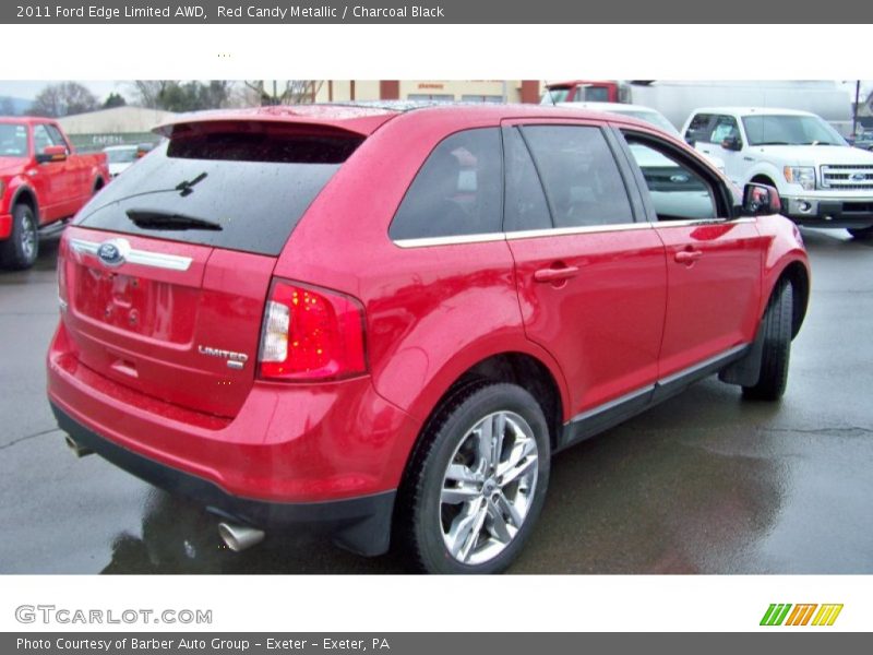 Red Candy Metallic / Charcoal Black 2011 Ford Edge Limited AWD