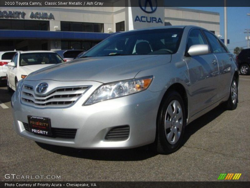 Classic Silver Metallic / Ash Gray 2010 Toyota Camry