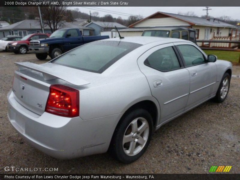 Bright Silver Metallic / Dark Slate Gray 2008 Dodge Charger R/T AWD