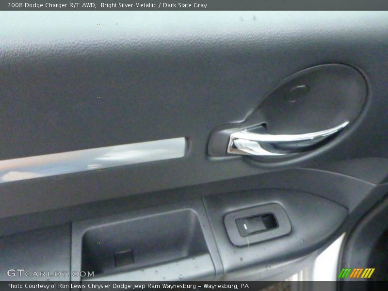 Bright Silver Metallic / Dark Slate Gray 2008 Dodge Charger R/T AWD