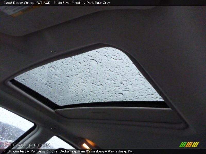 Bright Silver Metallic / Dark Slate Gray 2008 Dodge Charger R/T AWD