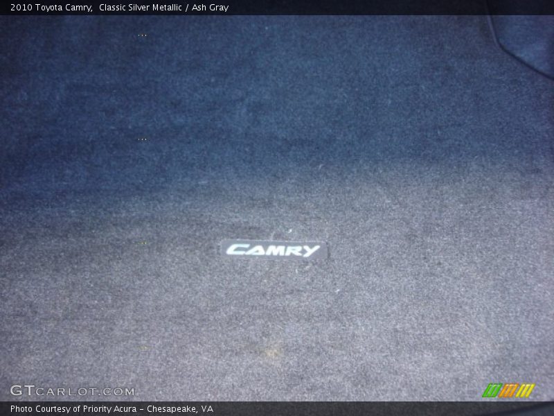 Classic Silver Metallic / Ash Gray 2010 Toyota Camry