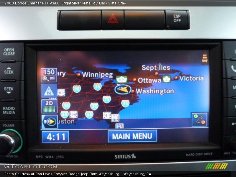 Navigation of 2008 Charger R/T AWD