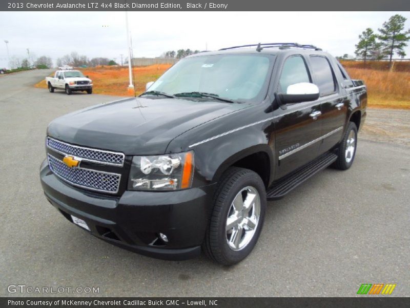 Black / Ebony 2013 Chevrolet Avalanche LTZ 4x4 Black Diamond Edition
