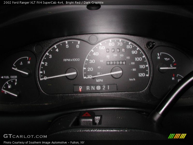 Bright Red / Dark Graphite 2002 Ford Ranger XLT FX4 SuperCab 4x4