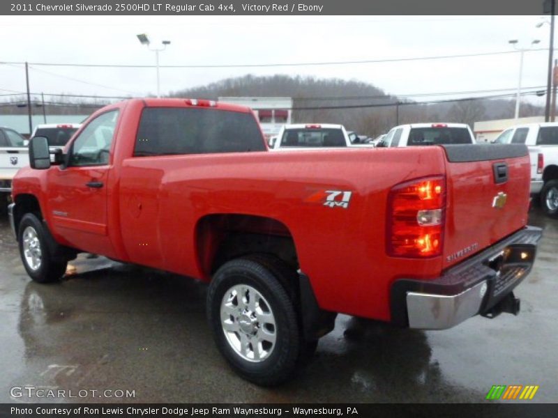Victory Red / Ebony 2011 Chevrolet Silverado 2500HD LT Regular Cab 4x4