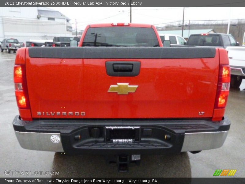 Victory Red / Ebony 2011 Chevrolet Silverado 2500HD LT Regular Cab 4x4