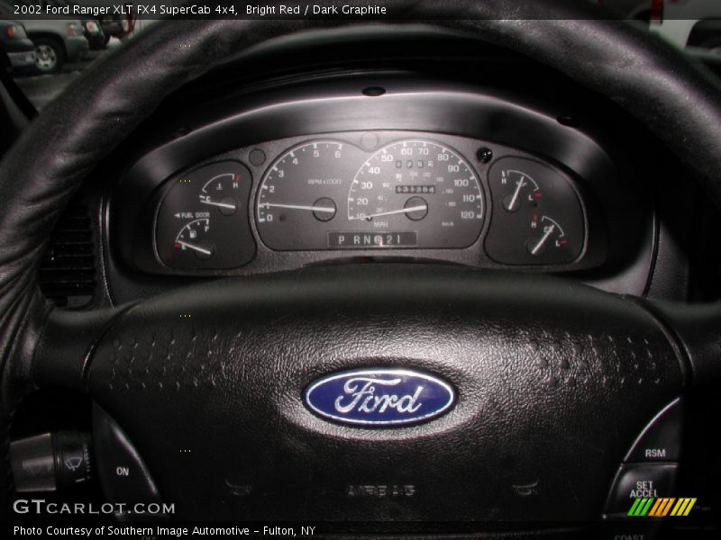 Bright Red / Dark Graphite 2002 Ford Ranger XLT FX4 SuperCab 4x4