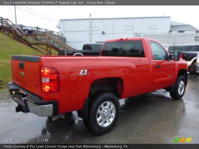 Victory Red / Ebony 2011 Chevrolet Silverado 2500HD LT Regular Cab 4x4
