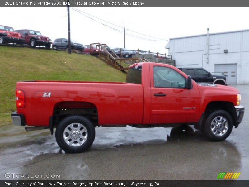 Victory Red / Ebony 2011 Chevrolet Silverado 2500HD LT Regular Cab 4x4